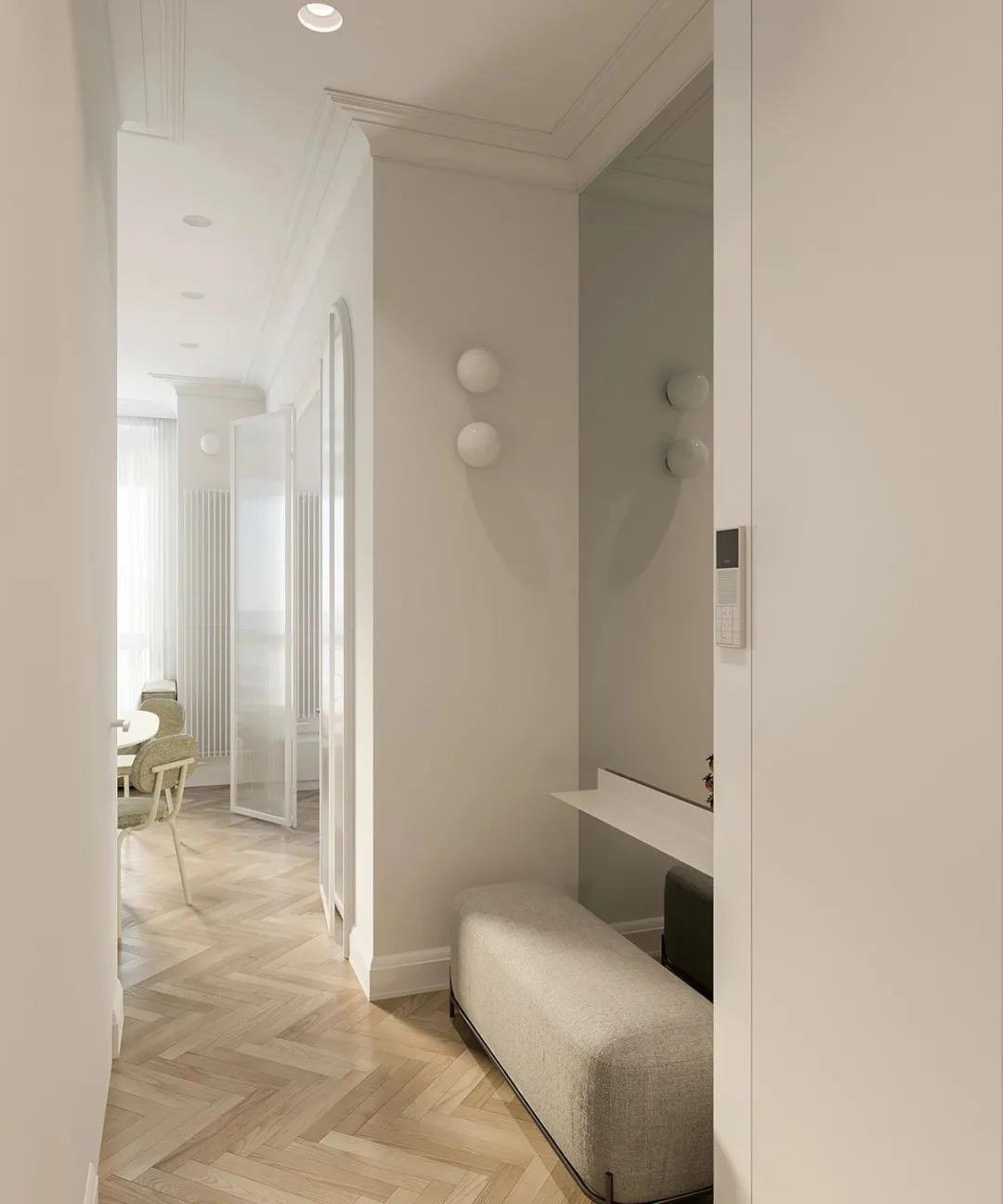 二线城市|30㎡公寓用长虹玻璃隔断,二线城市女孩的独居生活,就是这么精致