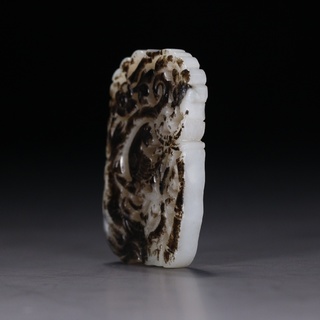 |旧藏，老和田玉喜上眉梢牌