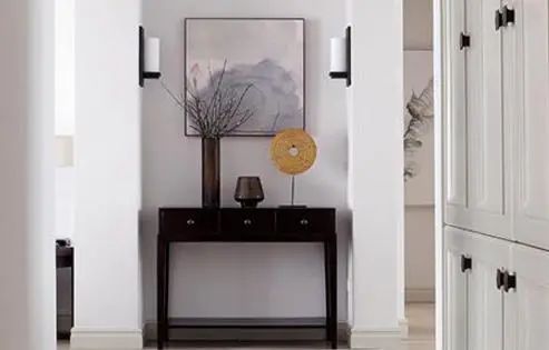 125㎡装修耗时4个月才结束,玄关柜超实用,仿木纹地砖美观又时尚