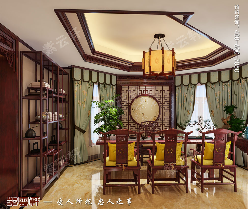 古典中式装饰效果图，光润玉颜，皓质呈露