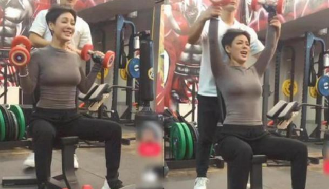 运动|宁静已经49岁了，但体重常年保持在45公斤，坦言减肥做到2点即可