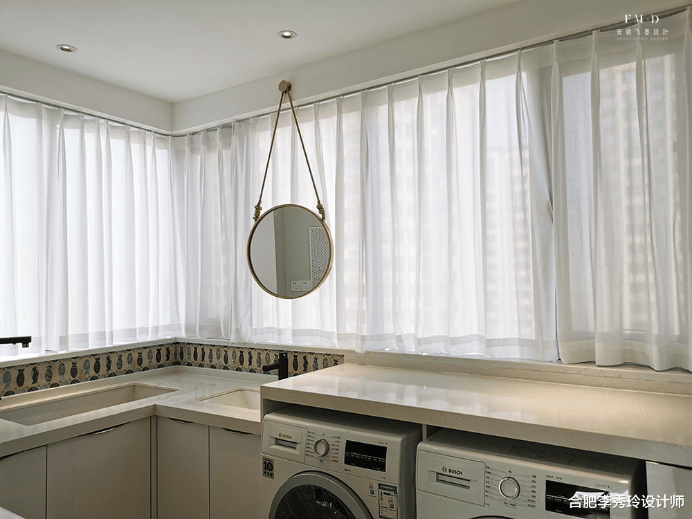 这家挤出4.7㎡,腾出一个独立洗衣房,只为维持一个干净整洁的家