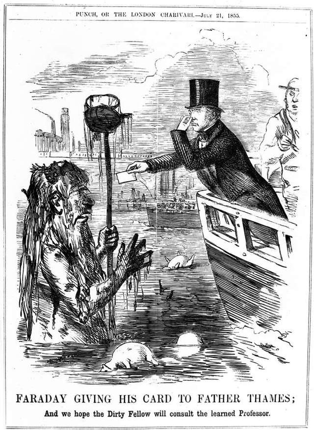 荒謬的倫敦大惡臭：19世紀的倫敦，將糞便倒進飲用的河水裡-圖2