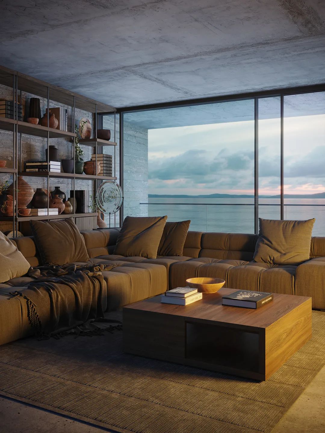 别墅大宅设计：建在石崖边上的豪宅，远离喧嚣的避世之所！