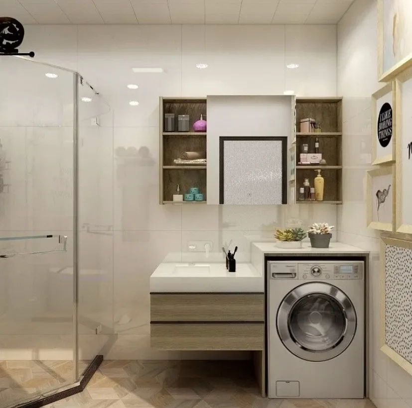 装修设计大全|小卫生间注定憋屈？网友：我家才2㎡这么装真好用！