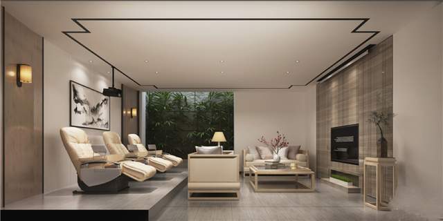 |新中式|392平别墅装修案例