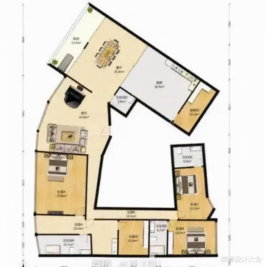 入户就是厨房怎么办?看看人家怎么做的!