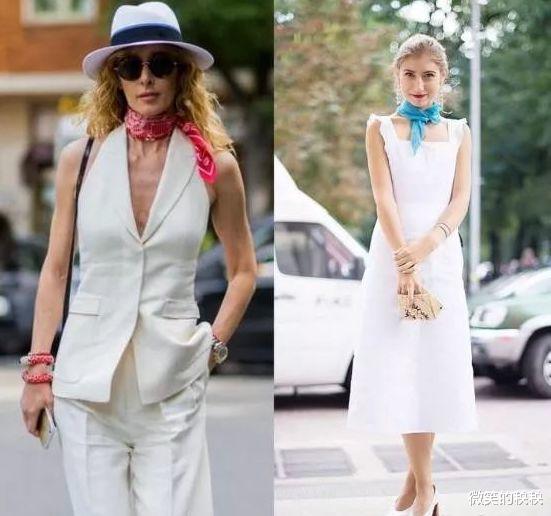 微笑的秧秧|夏天会穿白色才优雅，看时尚博主的高分示范，每一套都是气质模板