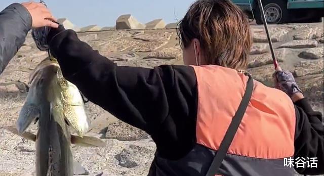 姐姐|新手大礼包?江苏新手钓友钓起罕见大鲈鱼,网友:完了,上瘾了