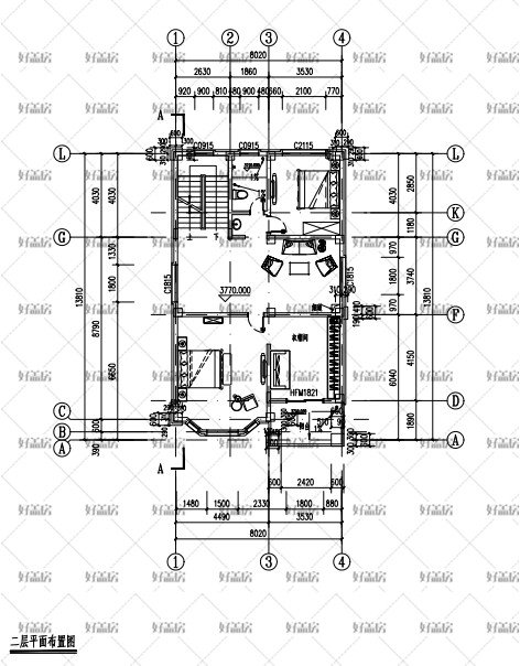 房屋设计|8米x13米房屋设计图纸
