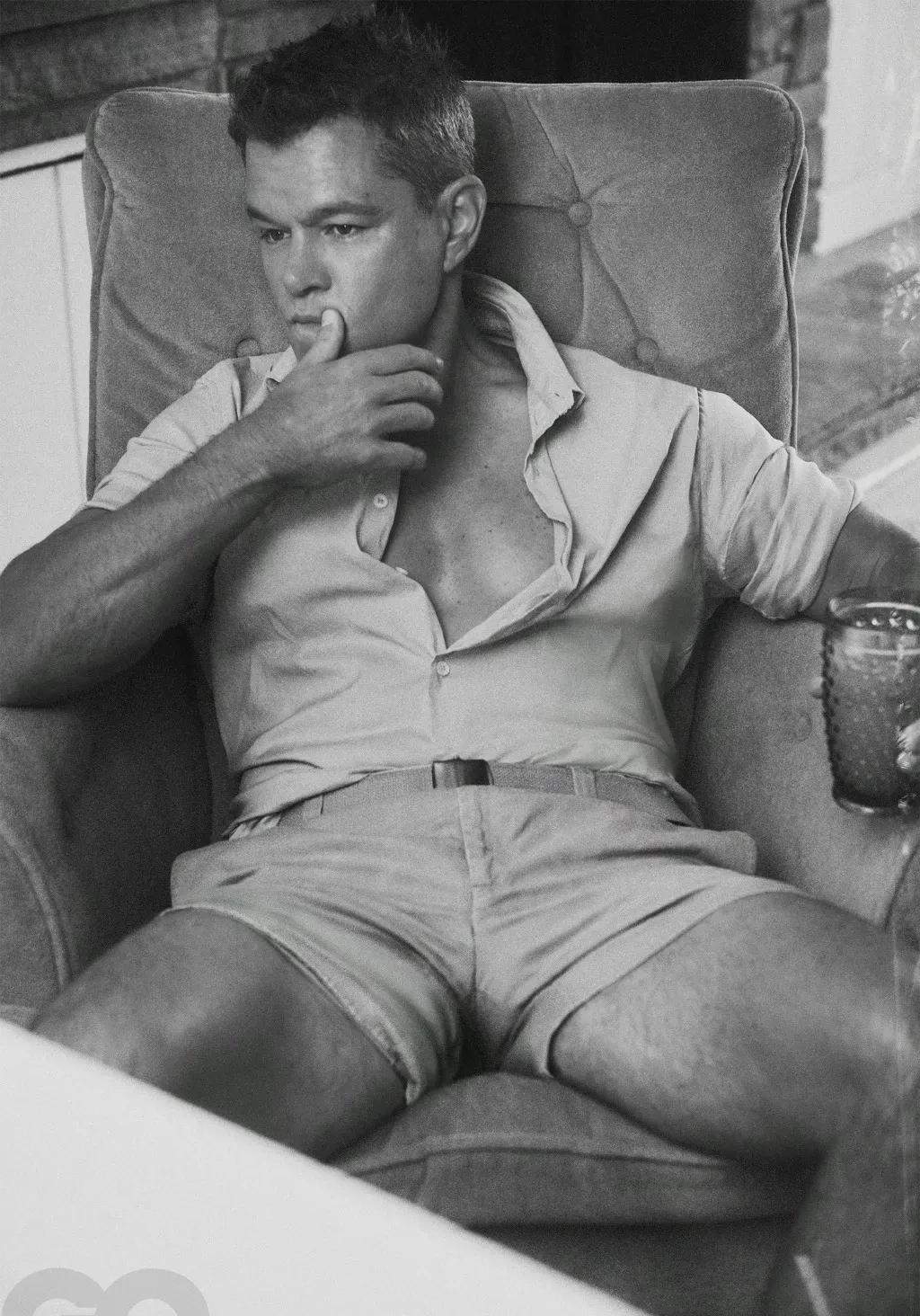 梁朝伟|组图：马特·达蒙夏日度假风杂志大片，型男风度翩翩