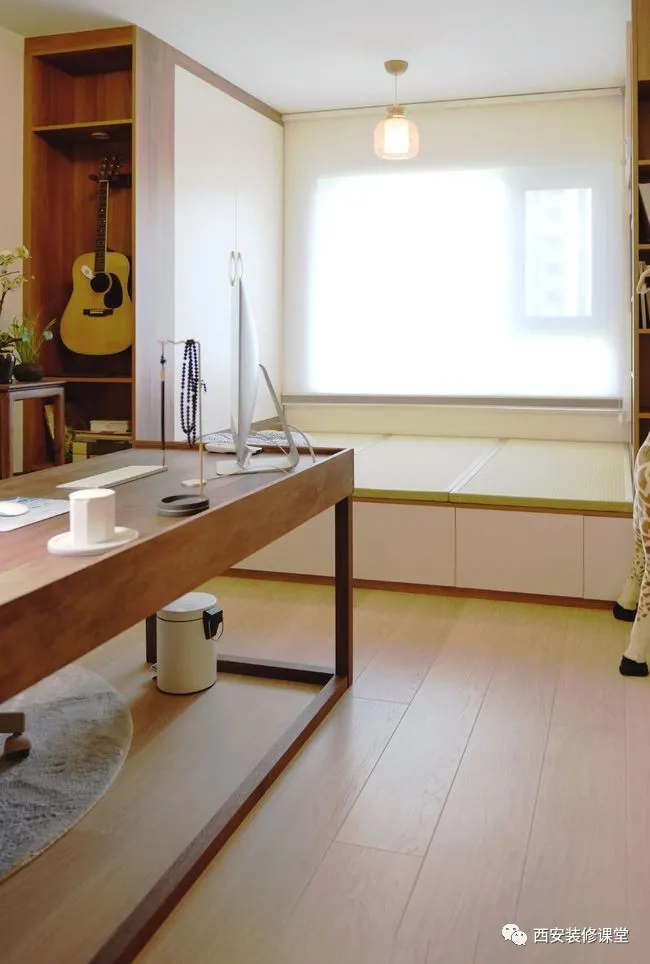 85㎡两室新家,打造日式婚房