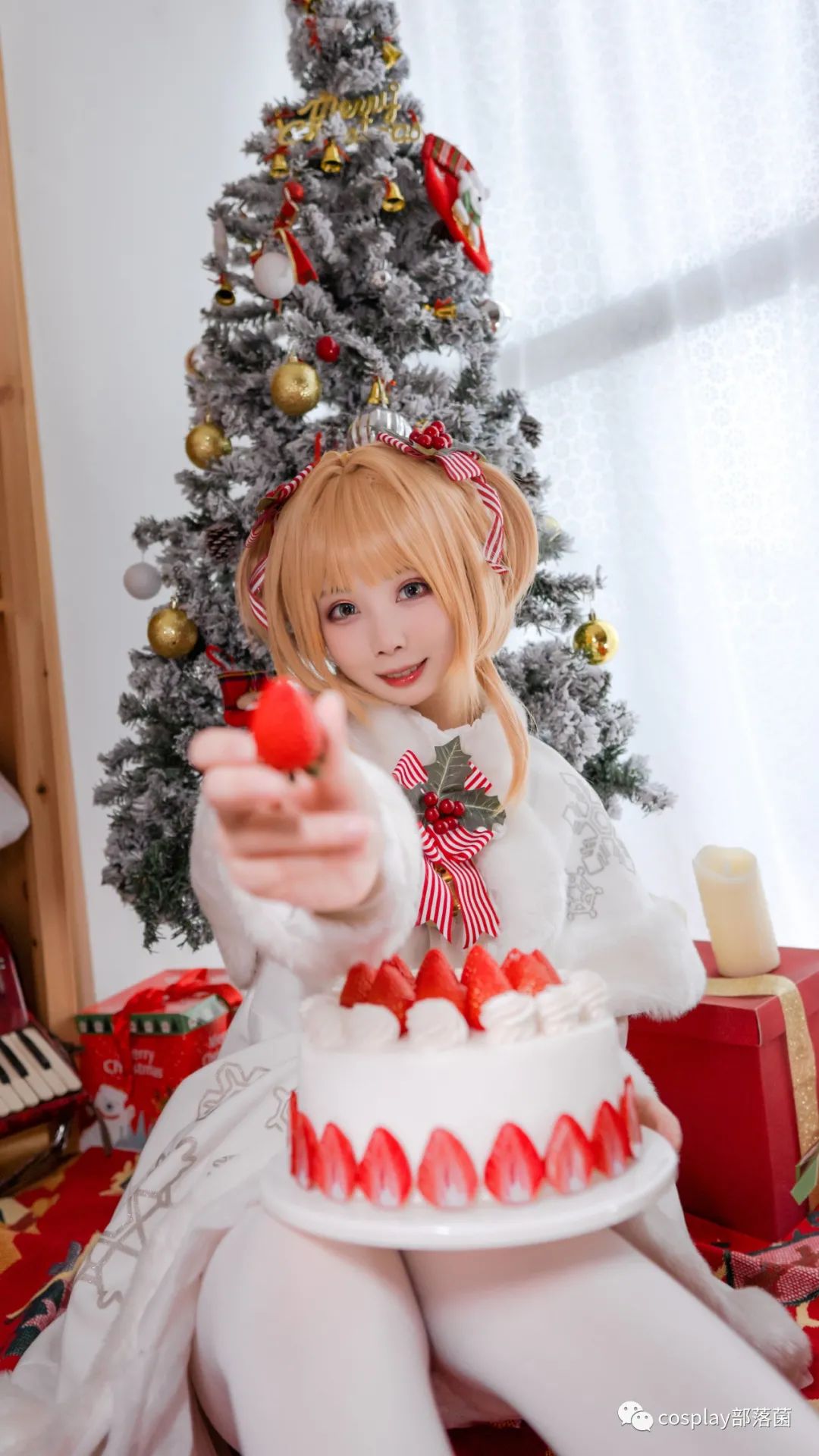 百變小櫻|cos：魔卡少女櫻-圣誕小櫻cos正片