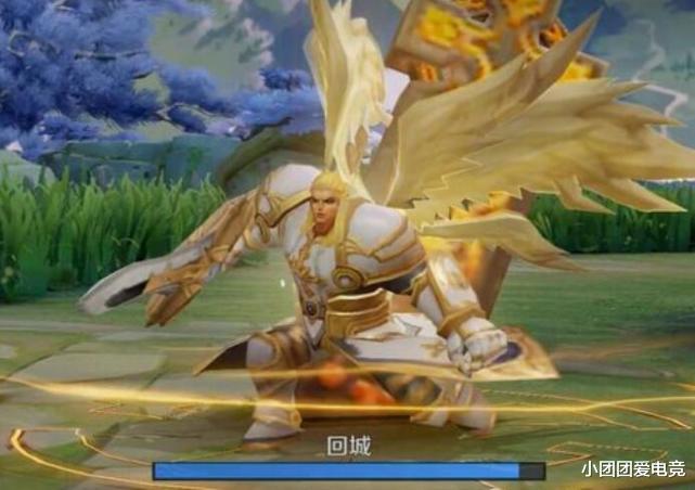 孙尚香|王者荣耀：3d视角下的英雄，孙尚香回城召唤刘备，东方曜被追着打