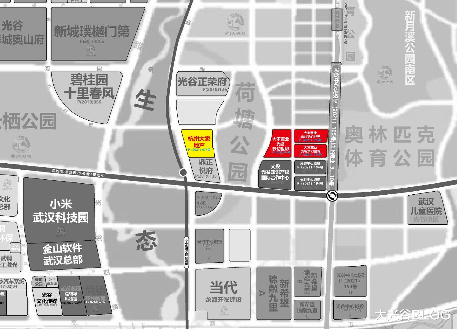 房屋出租|历经3次挂牌出让的光谷梦幻世界项目地|规划方案批前公示