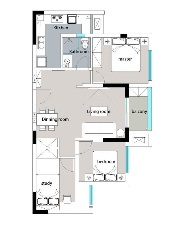 设计师|青春和复古结合的小家，保留学生时代的喜好，将青春和生活融合