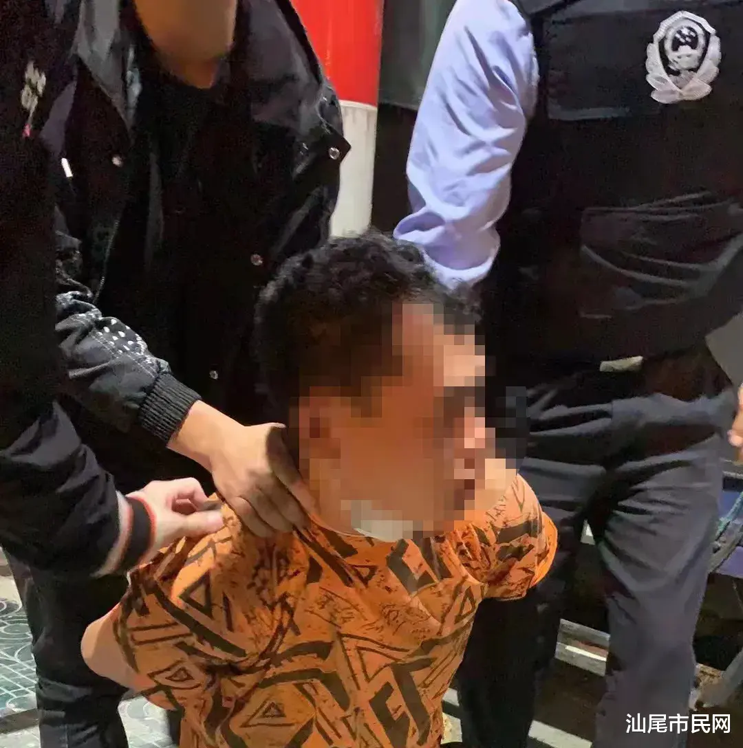 海陆丰联手缉捕,抓获这名男子...