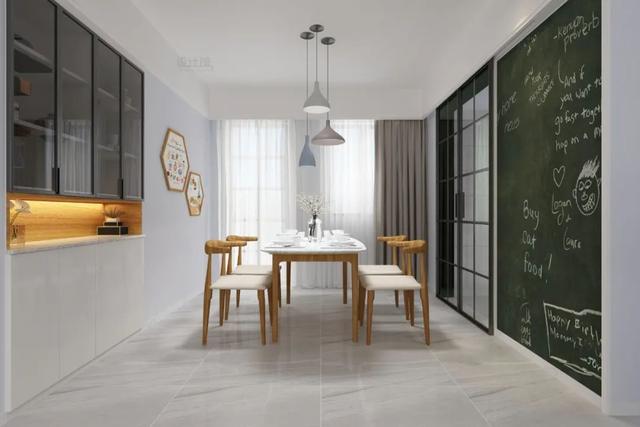 餐厅与厨房之间,不想中规中矩,如何设计更有趣?