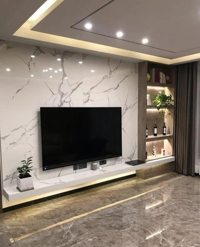 |大方简洁的电视背景墙用什么材料好？