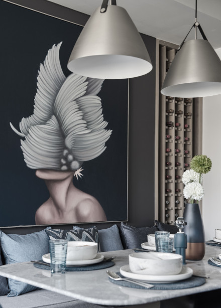 120㎡极简黑白灰风格 非常受大众欢迎！