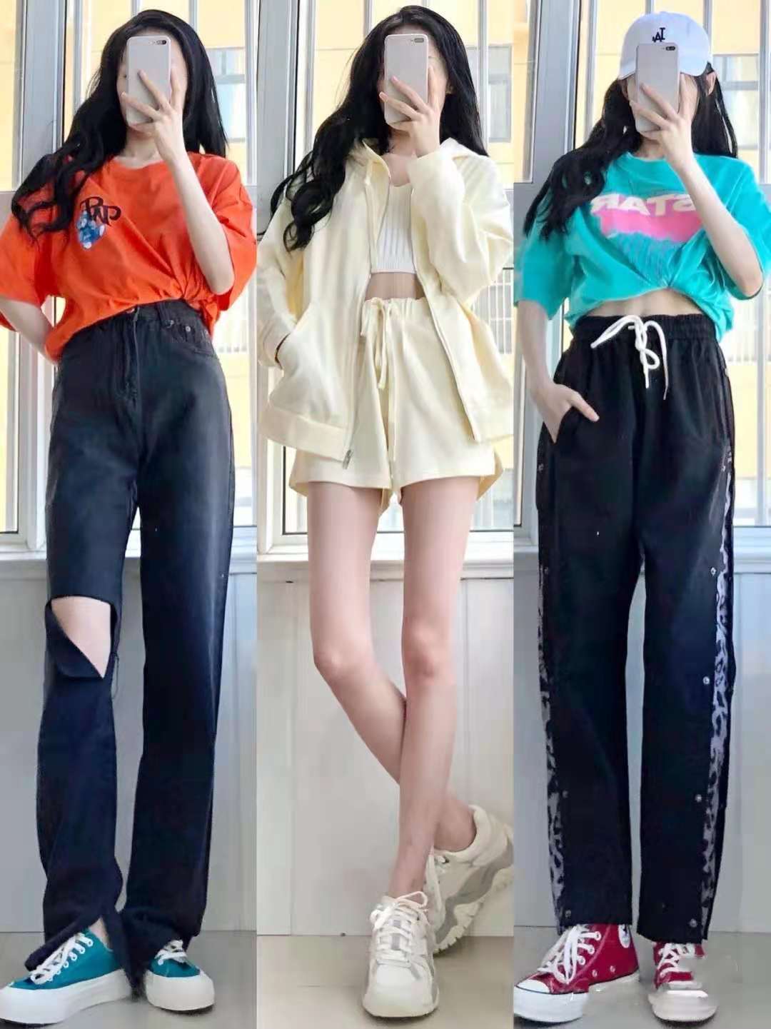 Blues蓝调时尚|今夏穿搭不单调，淡绿开衫+白色抹胸，温柔淡雅穿出高级感