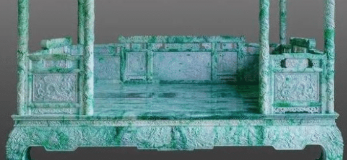 翡翠|慈禧太后都羡慕的翡翠龙床,极度还原乾隆龙床,让人震惊!