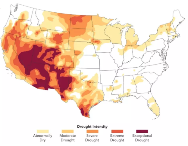 為什麼美國的嚴重幹旱現在變成瞭特大幹旱？！-圖2