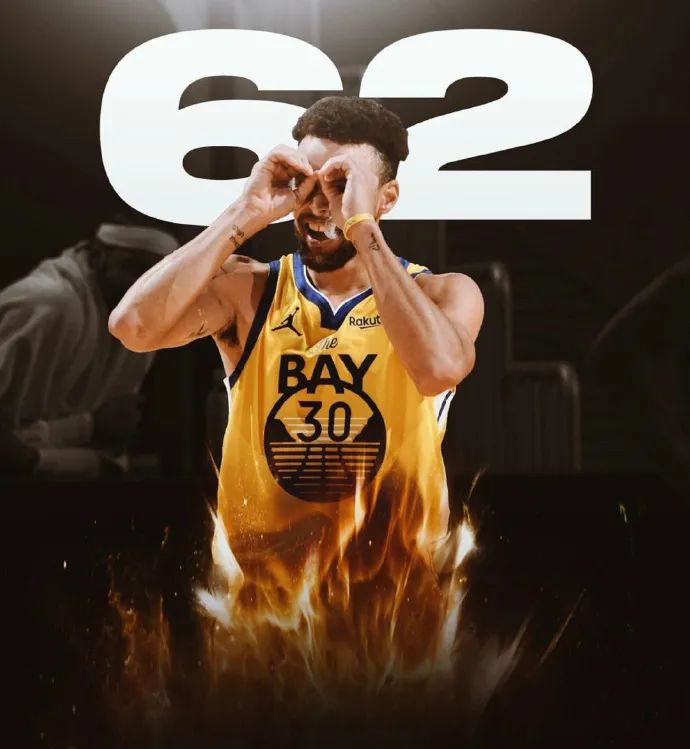 斯蒂芬·库里|62+5+4！30+9+8！他提前下班，老板不光不责怪反而还很高兴？