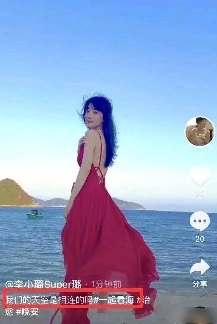 李小璐|要复合？贾乃亮与前妻共游海南、晒同款马赛克，李小璐用十个字回应