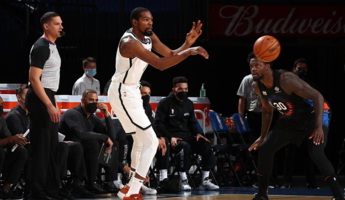 凯文·杜兰特|笑傲纽约德比！篮网116-109尼克斯，杜兰特26+6，兰德尔30分