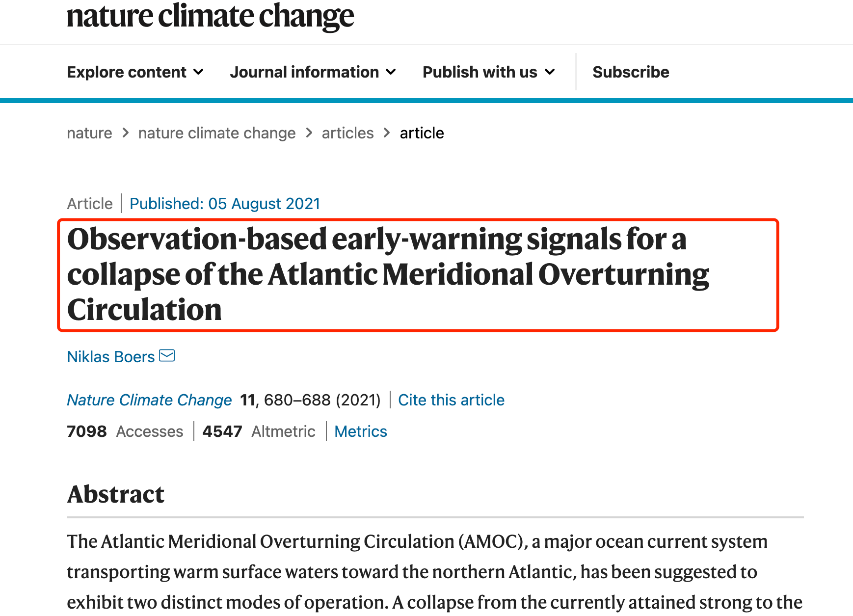 翻转 大西洋环流一旦崩溃，全球几十亿人或将没雨水种地？情况可能更糟