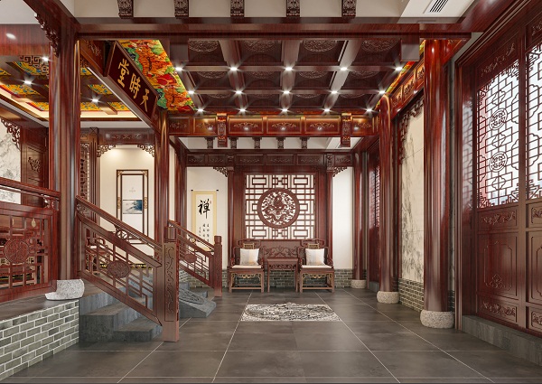 |中式设计｜别墅装修 回本溯源，中式风本来就很美。