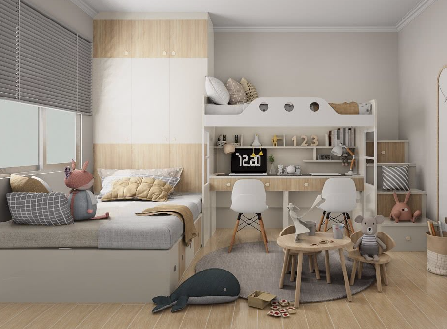 |二胎时代，如何设计出漂亮又温馨的儿童房