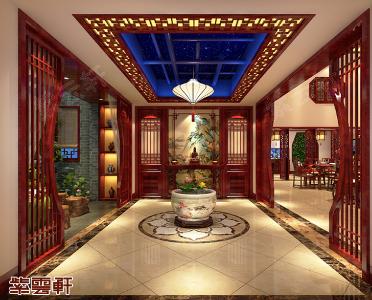 复式别墅中式装修,设计师良心巨制,处处皆是景