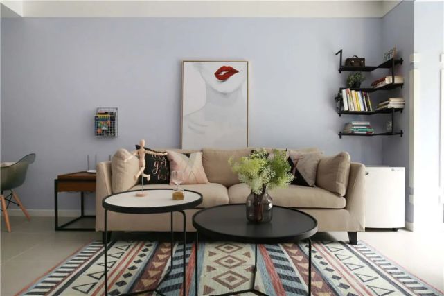 76㎡小户型坚持只刷漆不造型,全屋反而大气倍增,太漂亮了