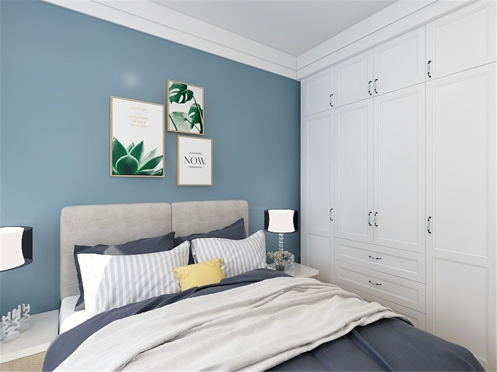 159平新古典风四居室,书房改为衣帽间,让女主人有了独立衣帽间