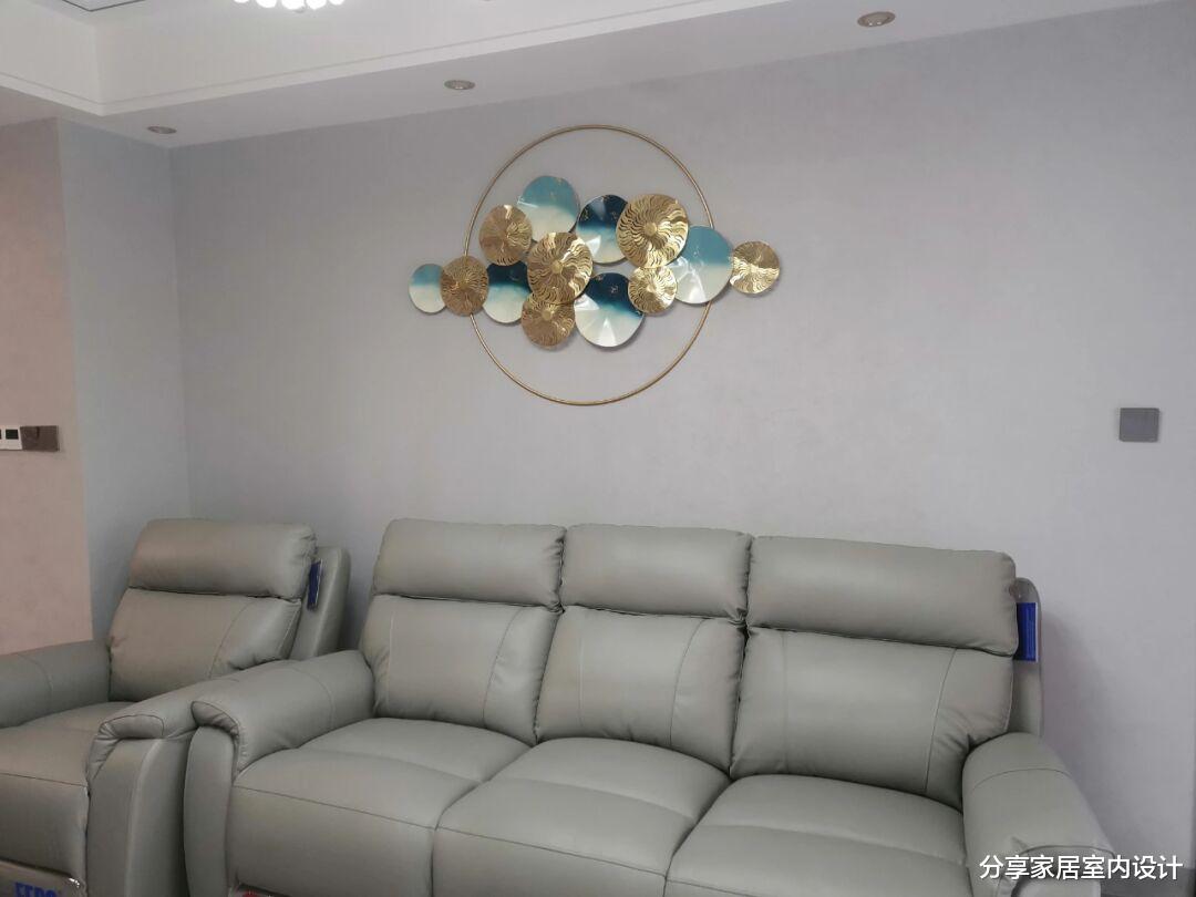 过春节晒新房，全屋自己设计效果很喜欢，电视墙打了柜子很实用！