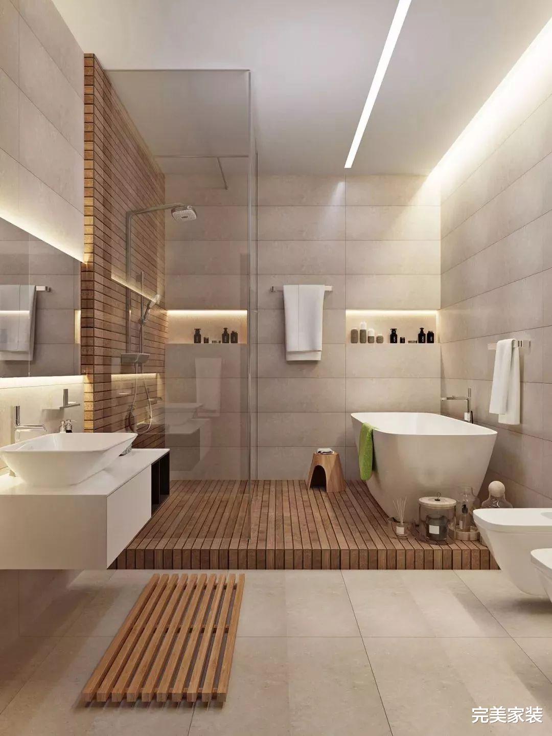 装修时才发现,老公的“鬼点子”真的多!卫生间不打柜子也很整洁