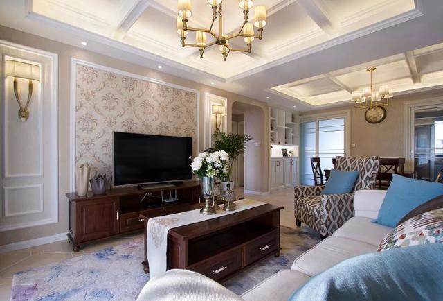 116方米的新房,花重金打造的美式风格,装修效果超感人