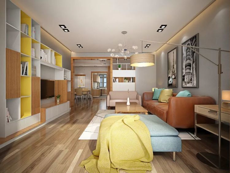 小户型客餐厅一体化,这样装修后,朋友都夸赞,简直太完美了