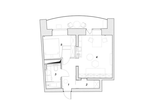 被35㎡俄罗斯住宅圈粉了,白色原木色搭配简约精致,住出宽阔感