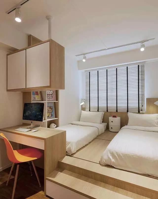 现在居然流行这样的地台床?前卫又时尚,榻榻米有些落伍啦