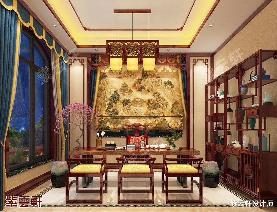 自建别墅大宅装修,中式之风最美,东方古典一眼邂逅