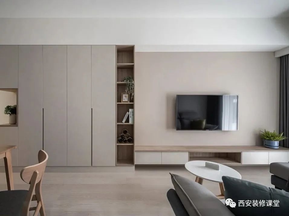 客厅收纳,才是电视墙最大价值