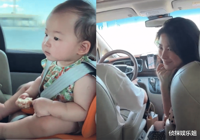 朱珠|朱珠老公晒女儿,11个月王珠宝啃玉米萌态百出,完美遗传妈妈梨涡