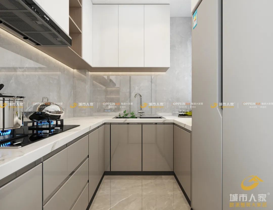 110㎡两居室现代简约风设计,用心打造别具特色的家!