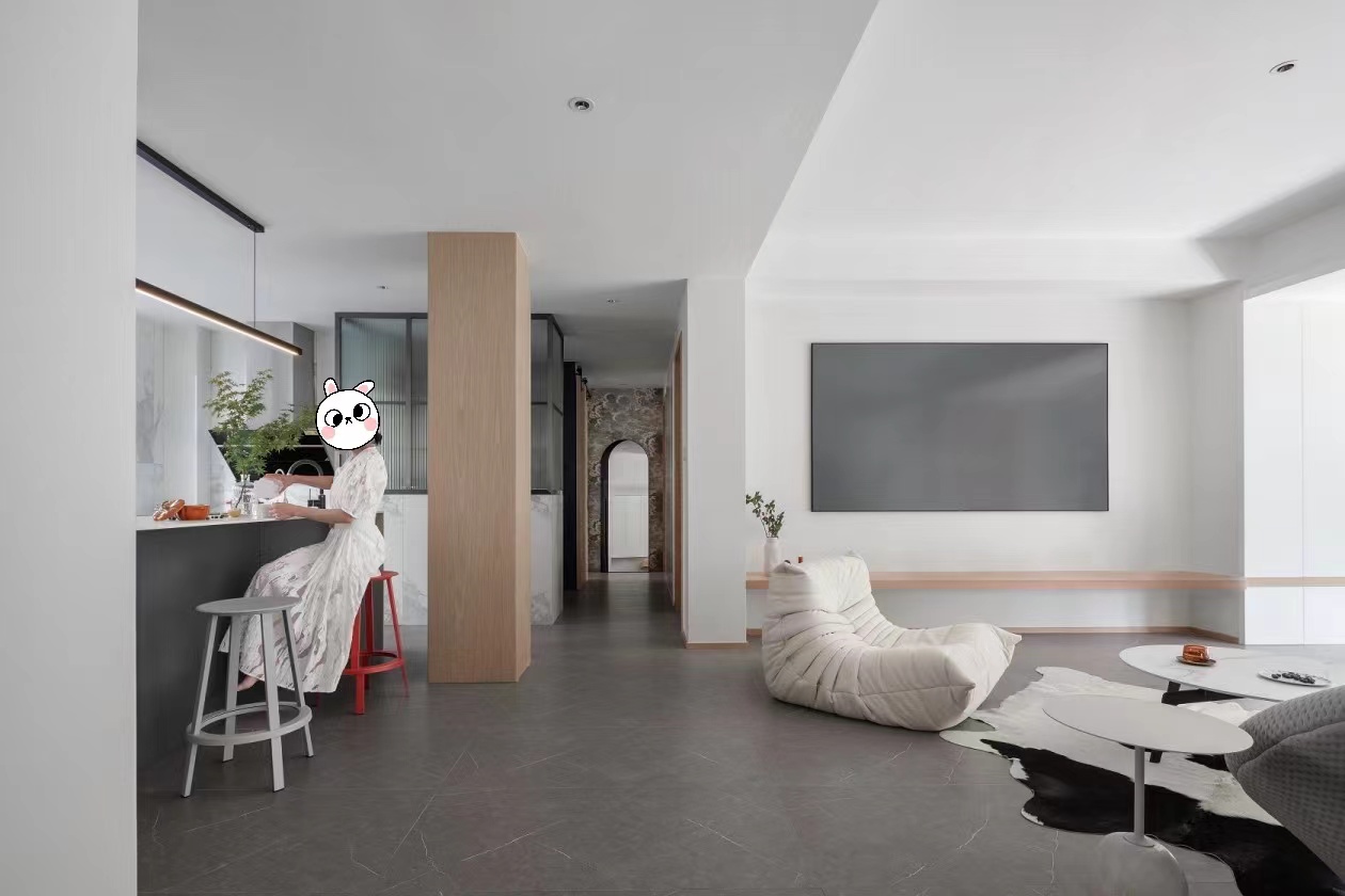 学起来!她家靠留白的极简风,撑起了整个家的通透和精致!