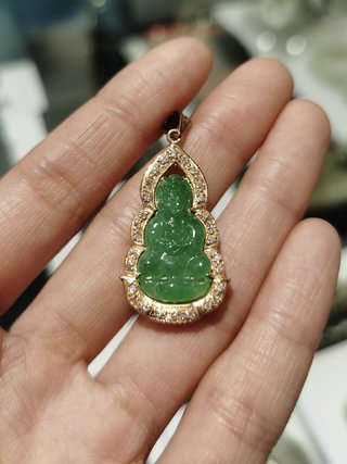 翡翠|老翡翠观音