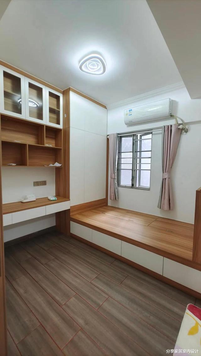 95平三房改四房很实用,入户没玄关这样设计鞋柜太聪明了,分享下