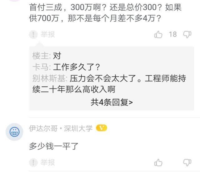 深圳市|大厂程序员发帖：首付300万买了深圳的房子，终于有了自己的窝